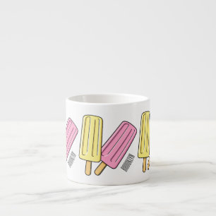 Taza De Espresso Ilustracion de personalizado de hielo