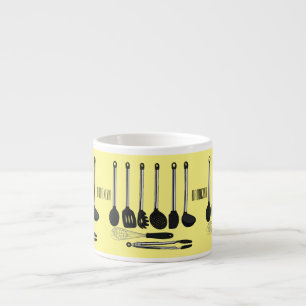 Taza De Espresso Ilustracion de personalizados utensiales de cocina