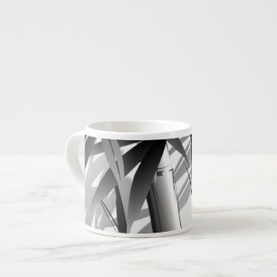 Taza De Espresso Ilustracion de una pintura oriental del estilo