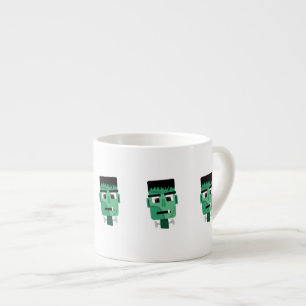 Taza De Espresso Ilustración del Monstruo de Frankenstein