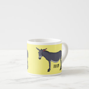 Taza De Espresso Ilustracion personalizado de burro