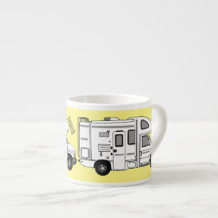 Taza De Espresso Ilustracion personalizado de Campervan