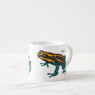 Taza De Espresso Ilustracion personalizado de rana darda venenosa