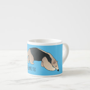 Taza De Espresso Ilustracion personalizado de Tamandua