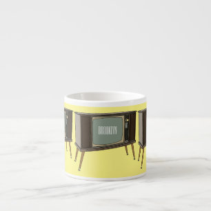 Taza De Espresso Ilustracion personalizado de televisión