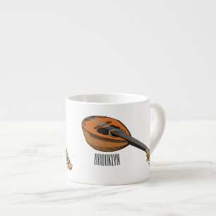 Taza De Espresso Ilustracion personalizado Mandolin