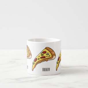 Taza De Espresso Ilustracion personalizado Pizza