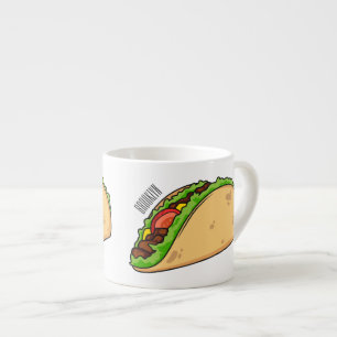Taza De Espresso Ilustracion personalizado Taco