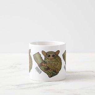 Taza De Espresso Ilustracion personalizado Tarsier