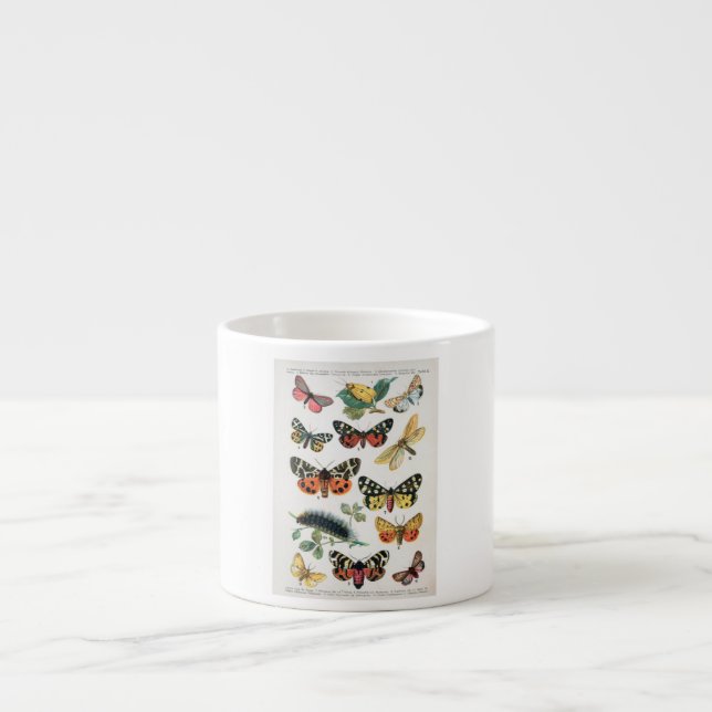 Taza De Espresso ILUSTRACIONES DE ESPRESSO Mug BUTTERFLY (Frente)