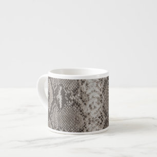 Taza De Espresso Impresión de animales de piel de serpiente en Pyth