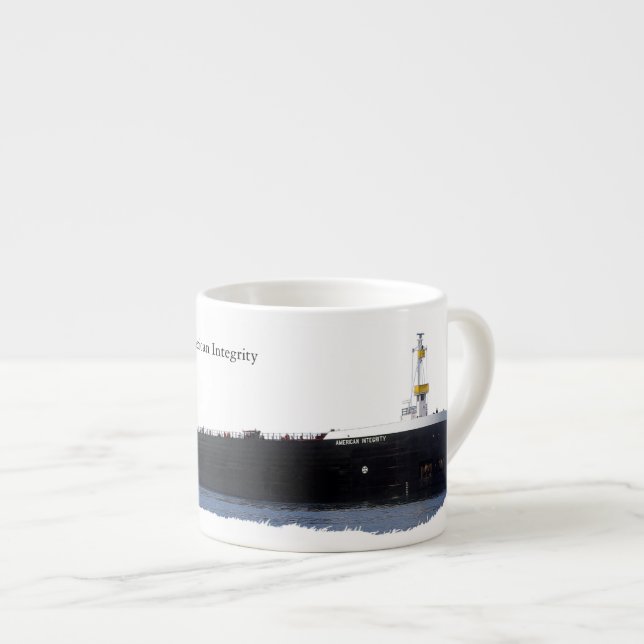 Taza De Espresso Impresión de la integridad de Estados Unidos (Derecha)