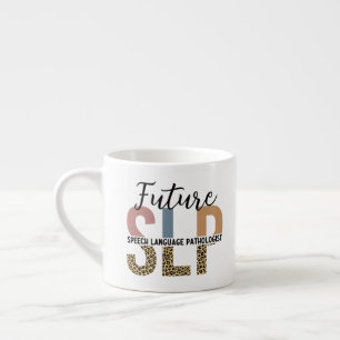Taza De Espresso Impresión de leopardo de voz del patólogo de voz d