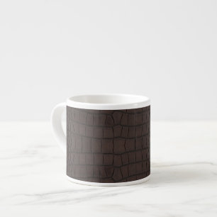 Taza De Espresso Impresión de textura de ligador marrón