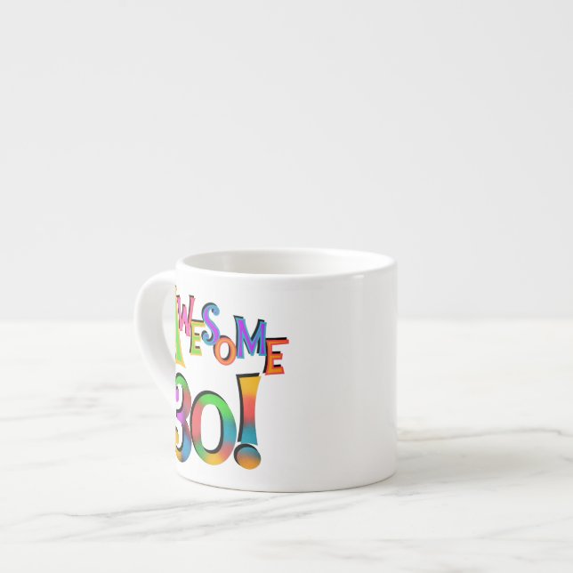 Taza De Espresso Impresionantes camisetas de cumpleaños y regalos (Izquierda)