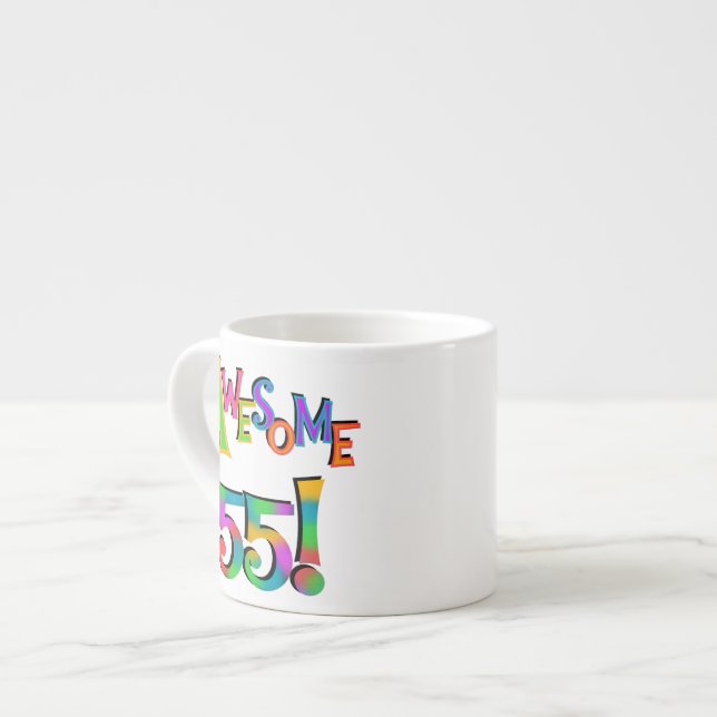Taza De Espresso Impresionantes camisetas de cumpleaños y regalos (Izquierda)