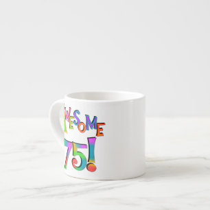 Taza De Espresso Impresionantes camisetas y regalos de 75 cumpleaño