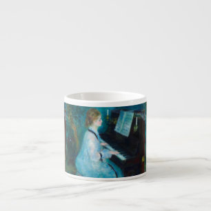Taza De Espresso Impresionista de la época del piano