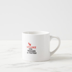 Taza De Espresso Imprima sus diseños en línea en francés
