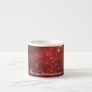 Taza De Espresso Infrarrojos de nebulosa de Norteamérica