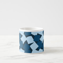 Taza De Espresso Inicio brusco: Jungla geométrica abstracta de medi