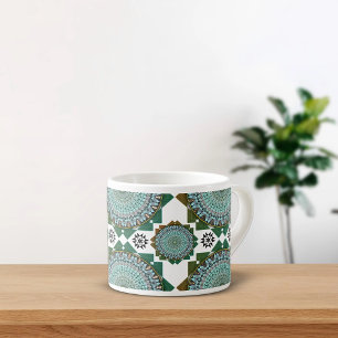 Taza De Espresso Inicio del círculo de masas