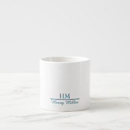 Taza De Espresso Inicio personalizado y nombre Espresso Mug