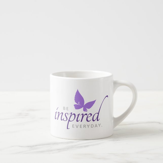 Taza De Espresso Inspirador inspirarse en la mariposa cotidiana (Derecha)