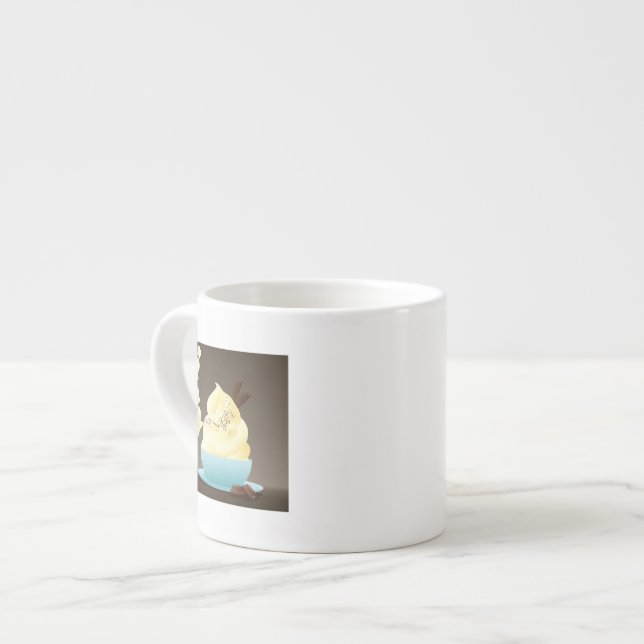Taza De Espresso Invitación del helado (Izquierda)