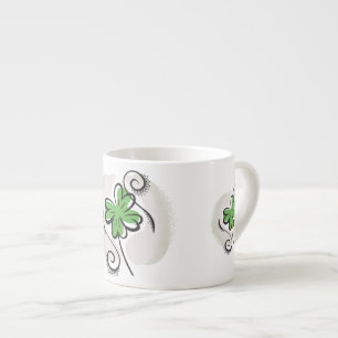 Taza De Espresso Irish Clover