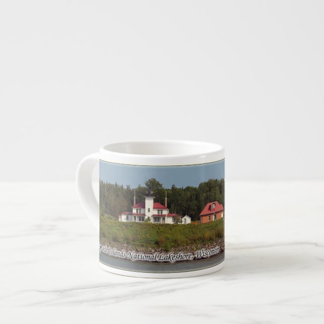 Taza De Espresso Isla Raspberry Lighthouse espresso mug (Izquierda)