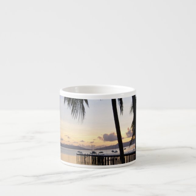 Taza De Espresso Islas Whitsunday Sunset Espresso Mug (Frente)