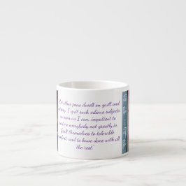 Taza De Espresso Jane Austen Quote (Purple)