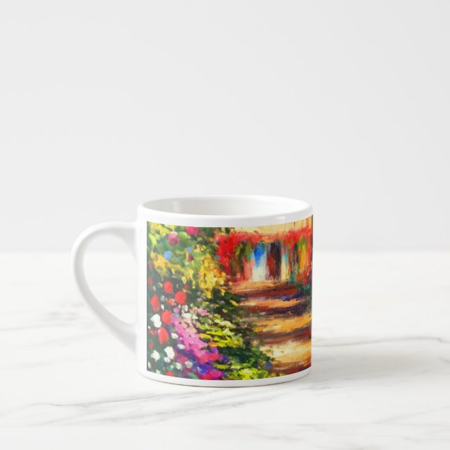 Taza De Espresso Jardín de Monet en Giverny (Izquierda)