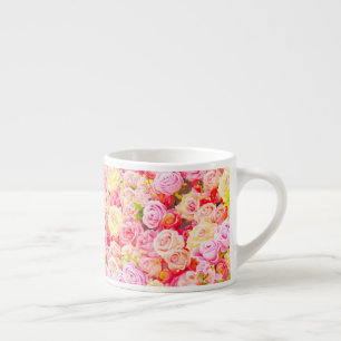 Taza De Espresso Jardín de rosas