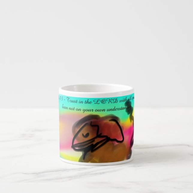 Taza De Espresso Jesús te ama (Frente)