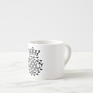 Taza De Espresso Johann Sebastian Bach Seal Escudo Monograma Insign