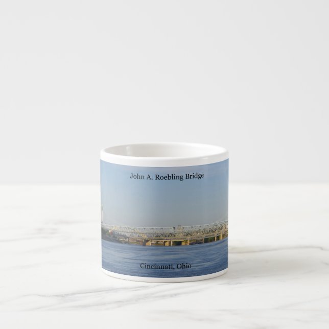 Taza De Espresso John A Roebling Bridge espresso mug (Frente)