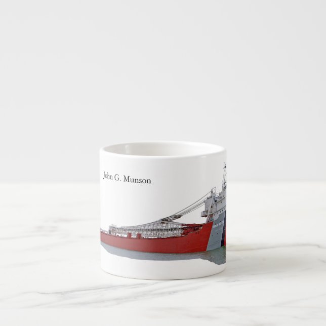 Taza De Espresso John G. Munson corte espresso mug (Frente)