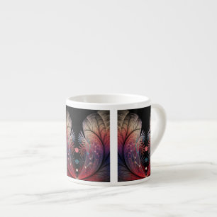 Taza De Espresso Jonglage Arte Fractal de Fantasía Moderna Abstract
