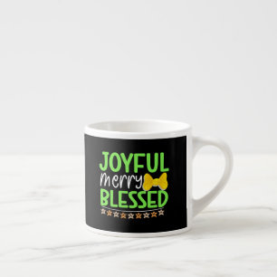 Taza De Espresso Joyful Merry Blessed-81053