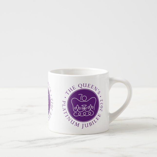 Taza De Espresso Jubileo platino de Reina (Derecha)