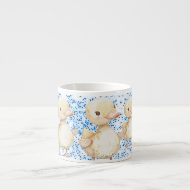Taza De Espresso Jumbo-Espresso-Tasse, mit Entenküken (Frente)