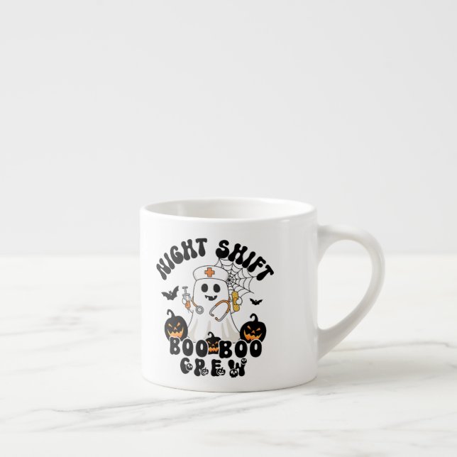 Taza De Espresso Jurista Ghost Halloween de BOO BOO (Derecha)