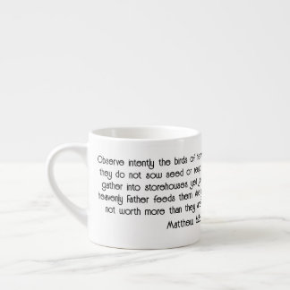 Taza De Espresso JW Gifts Mugs Personalize Observe Birds Intently