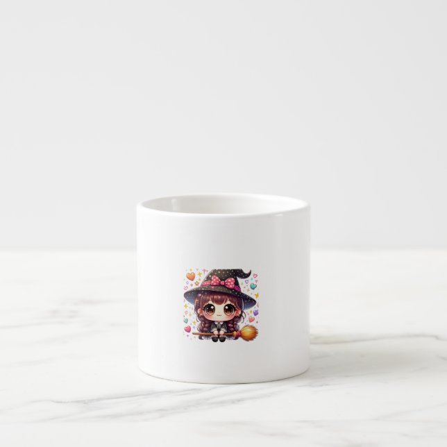 Taza De Espresso kawai sorciere  (Frente)