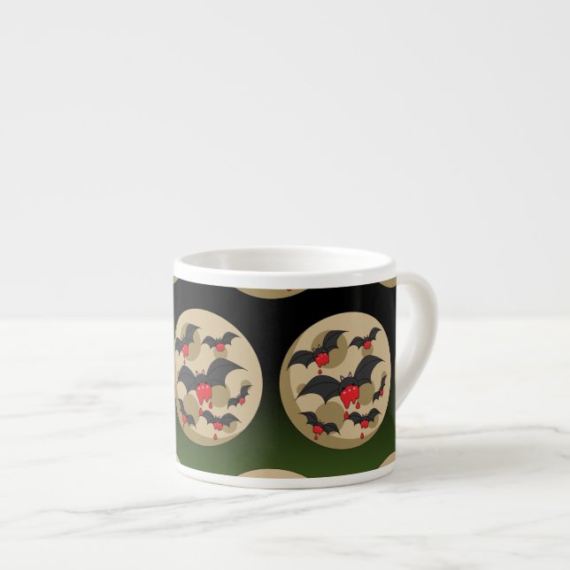 Taza De Espresso Ketchup Eater Vampire Bats (Derecha)