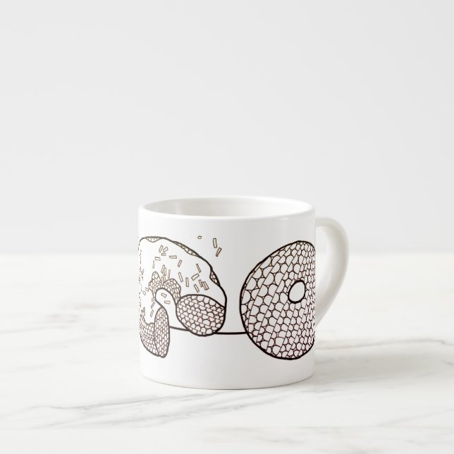 Taza de espresso KNIT DONUTS (Derecha)
