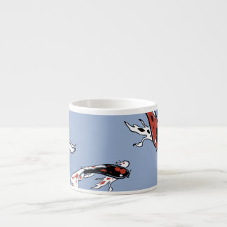 Taza De Espresso Koi Fish