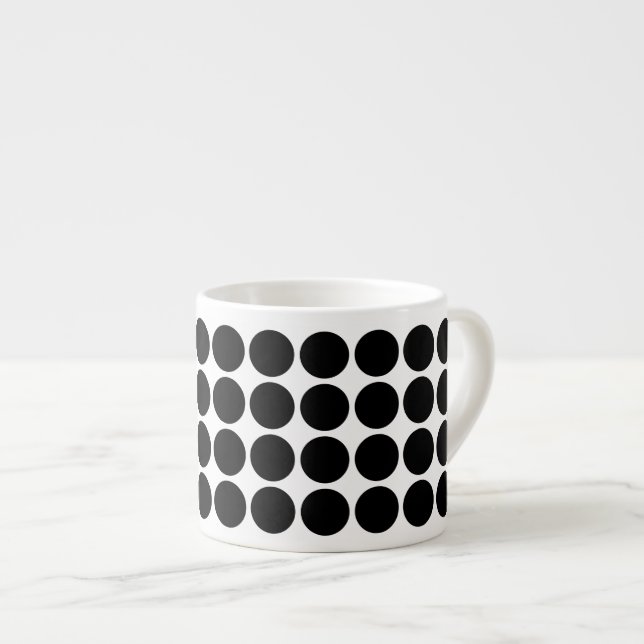 Taza De Espresso KUSAMA pequeño ESPRESSO CUP de 6 oz (Derecha)